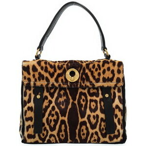 SAINT LAURENT Yves Leopard Muse Two Handbag